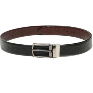 Reversible leather belt with box