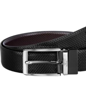 Reversible leather belt