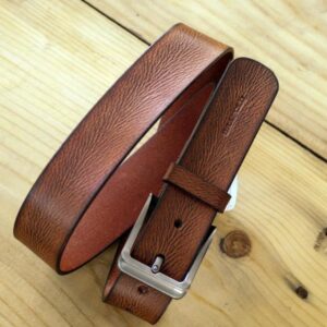 Grain Leather Casual Belt
